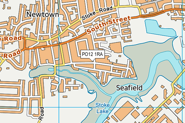 PO12 1RA map - OS VectorMap District (Ordnance Survey) PO12 1RA map - OS VectorMap District (Ordnance Survey)