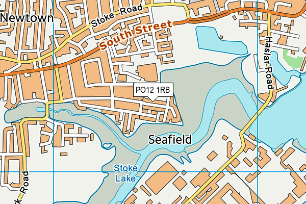 PO12 1RB map - OS VectorMap District (Ordnance Survey) PO12 1RB map - OS VectorMap District (Ordnance Survey)