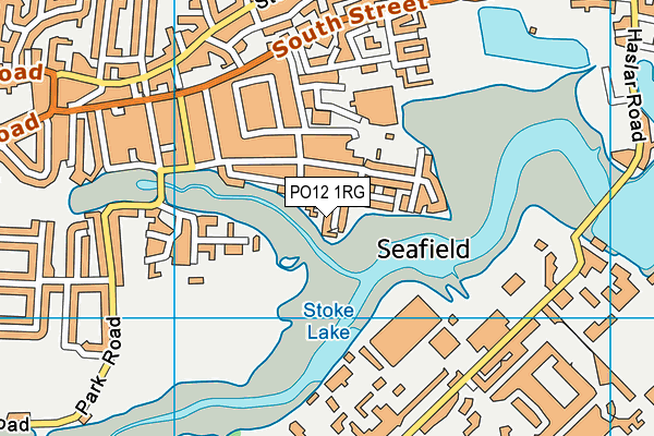 PO12 1RG map - OS VectorMap District (Ordnance Survey) PO12 1RG map - OS VectorMap District (Ordnance Survey)