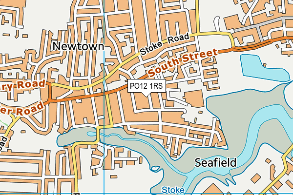 PO12 1RS map - OS VectorMap District (Ordnance Survey) PO12 1RS map - OS VectorMap District (Ordnance Survey)