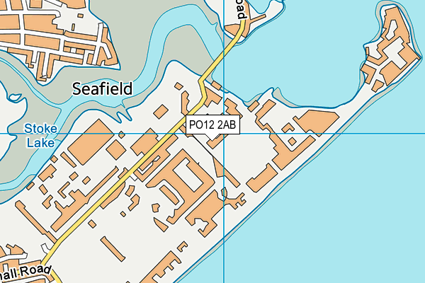 PO12 2AB map - OS VectorMap District (Ordnance Survey) PO12 2AB map - OS VectorMap District (Ordnance Survey)