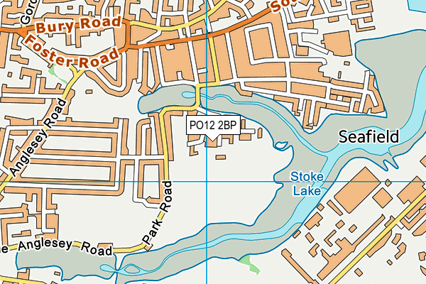 PO12 2BP map - OS VectorMap District (Ordnance Survey) PO12 2BP map - OS VectorMap District (Ordnance Survey)