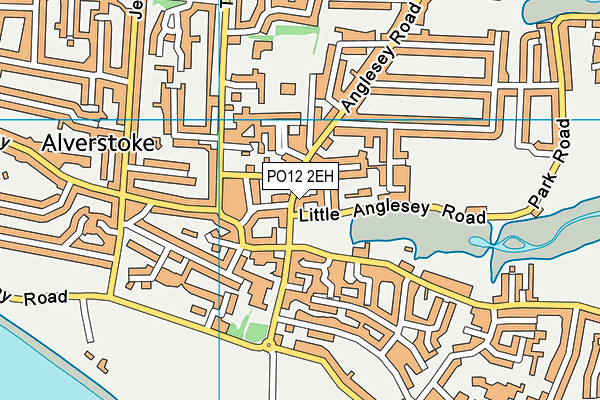 PO12 2EH map - OS VectorMap District (Ordnance Survey) PO12 2EH map - OS VectorMap District (Ordnance Survey)