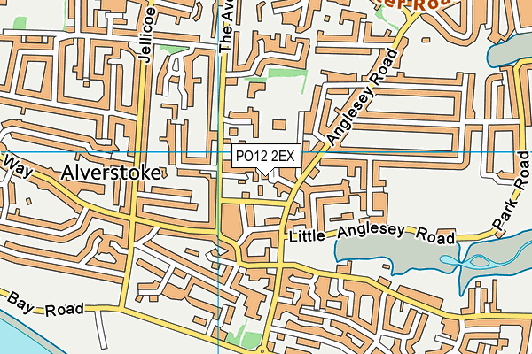 PO12 2EX map - OS VectorMap District (Ordnance Survey) PO12 2EX map - OS VectorMap District (Ordnance Survey)