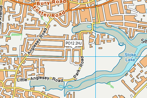 PO12 2HJ map - OS VectorMap District (Ordnance Survey) PO12 2HJ map - OS VectorMap District (Ordnance Survey)
