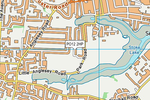 PO12 2HP map - OS VectorMap District (Ordnance Survey) PO12 2HP map - OS VectorMap District (Ordnance Survey)