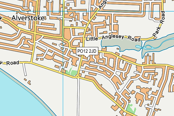 PO12 2JD map - OS VectorMap District (Ordnance Survey) PO12 2JD map - OS VectorMap District (Ordnance Survey)
