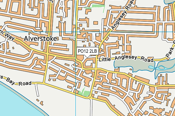 PO12 2LB map - OS VectorMap District (Ordnance Survey) PO12 2LB map - OS VectorMap District (Ordnance Survey)