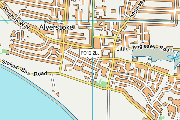 PO12 2LJ map - OS VectorMap District (Ordnance Survey) PO12 2LJ map - OS VectorMap District (Ordnance Survey)