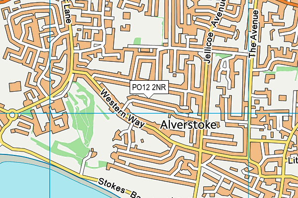 PO12 2NR map - OS VectorMap District (Ordnance Survey) PO12 2NR map - OS VectorMap District (Ordnance Survey)
