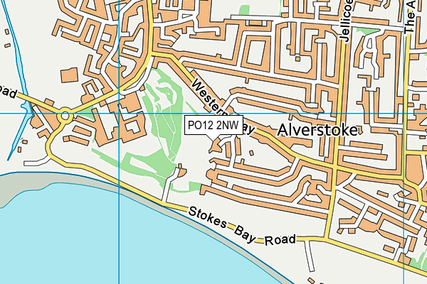 PO12 2NW map - OS VectorMap District (Ordnance Survey) PO12 2NW map - OS VectorMap District (Ordnance Survey)