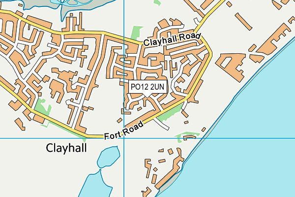 PO12 2UN map - OS VectorMap District (Ordnance Survey) PO12 2UN map - OS VectorMap District (Ordnance Survey)