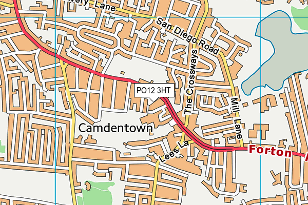 PO12 3HT map - OS VectorMap District (Ordnance Survey) PO12 3HT map - OS VectorMap District (Ordnance Survey)