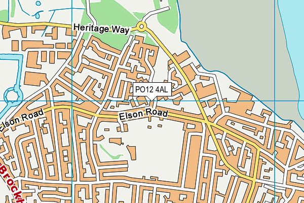 PO12 4AL map - OS VectorMap District (Ordnance Survey) PO12 4AL map - OS VectorMap District (Ordnance Survey)