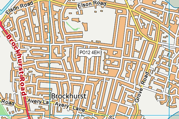 PO12 4EH map - OS VectorMap District (Ordnance Survey) PO12 4EH map - OS VectorMap District (Ordnance Survey)