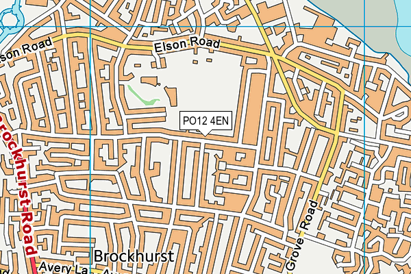 PO12 4EN map - OS VectorMap District (Ordnance Survey) PO12 4EN map - OS VectorMap District (Ordnance Survey)