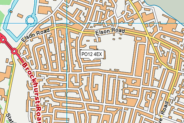 PO12 4EX map - OS VectorMap District (Ordnance Survey) PO12 4EX map - OS VectorMap District (Ordnance Survey)