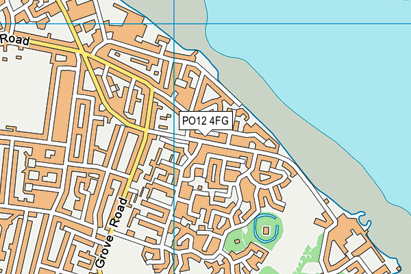 PO12 4FG map - OS VectorMap District (Ordnance Survey) PO12 4FG map - OS VectorMap District (Ordnance Survey)