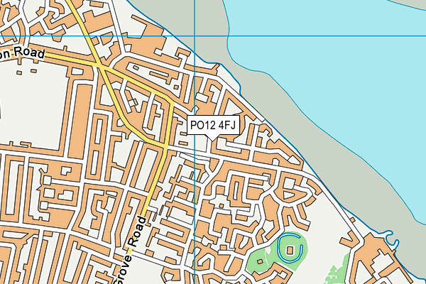 PO12 4FJ map - OS VectorMap District (Ordnance Survey) PO12 4FJ map - OS VectorMap District (Ordnance Survey)