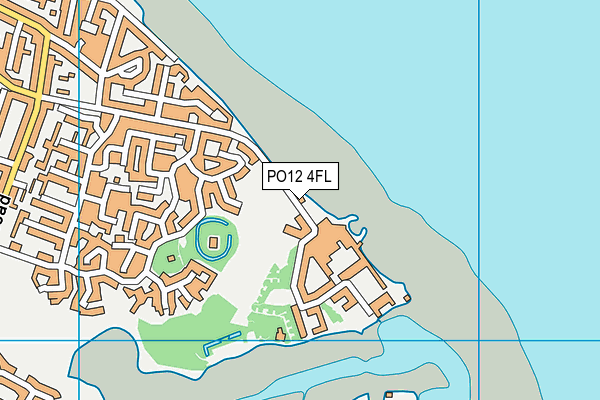 PO12 4FL map - OS VectorMap District (Ordnance Survey) PO12 4FL map - OS VectorMap District (Ordnance Survey)