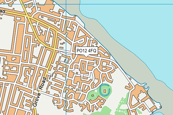 PO12 4FQ map - OS VectorMap District (Ordnance Survey) PO12 4FQ map - OS VectorMap District (Ordnance Survey)