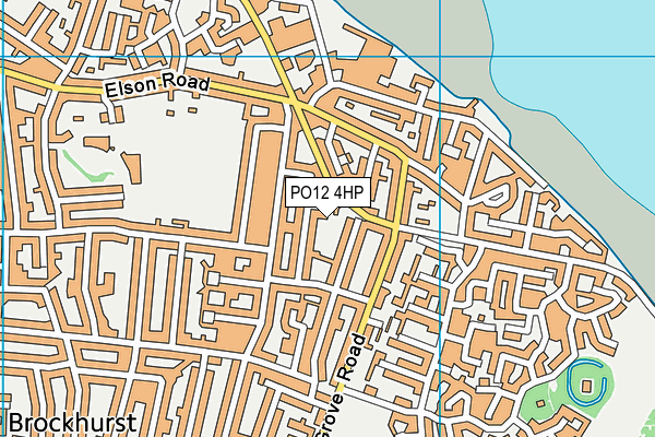 PO12 4HP map - OS VectorMap District (Ordnance Survey) PO12 4HP map - OS VectorMap District (Ordnance Survey)