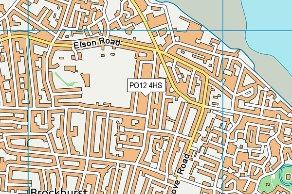 PO12 4HS map - OS VectorMap District (Ordnance Survey) PO12 4HS map - OS VectorMap District (Ordnance Survey)