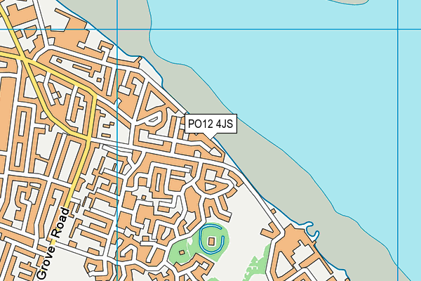 PO12 4JS map - OS VectorMap District (Ordnance Survey) PO12 4JS map - OS VectorMap District (Ordnance Survey)
