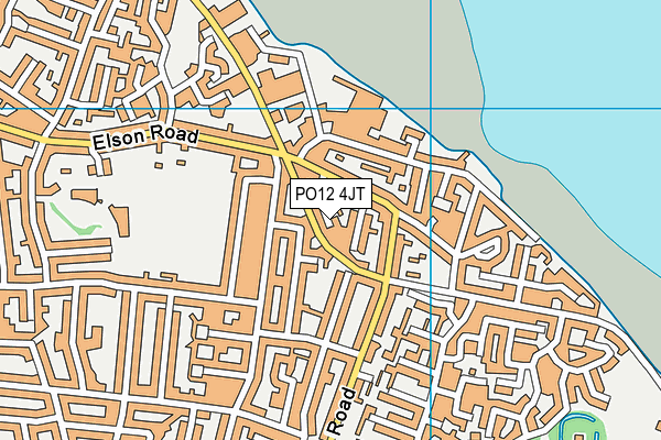 PO12 4JT map - OS VectorMap District (Ordnance Survey) PO12 4JT map - OS VectorMap District (Ordnance Survey)