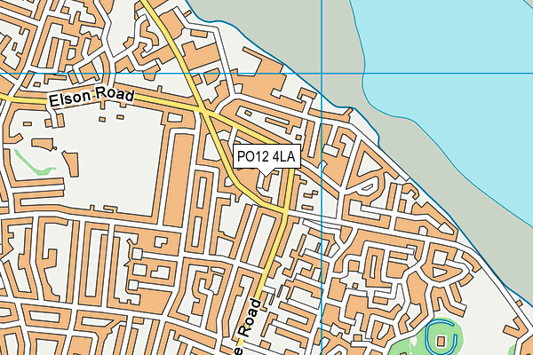 PO12 4LA map - OS VectorMap District (Ordnance Survey) PO12 4LA map - OS VectorMap District (Ordnance Survey)