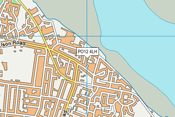 PO12 4LH map - OS VectorMap District (Ordnance Survey) PO12 4LH map - OS VectorMap District (Ordnance Survey)