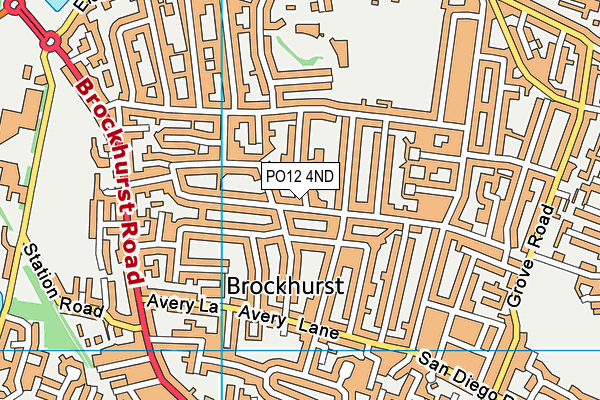 PO12 4ND map - OS VectorMap District (Ordnance Survey) PO12 4ND map - OS VectorMap District (Ordnance Survey)