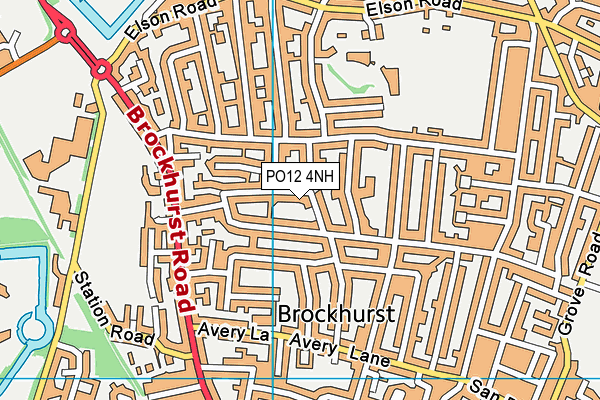 PO12 4NH map - OS VectorMap District (Ordnance Survey) PO12 4NH map - OS VectorMap District (Ordnance Survey)