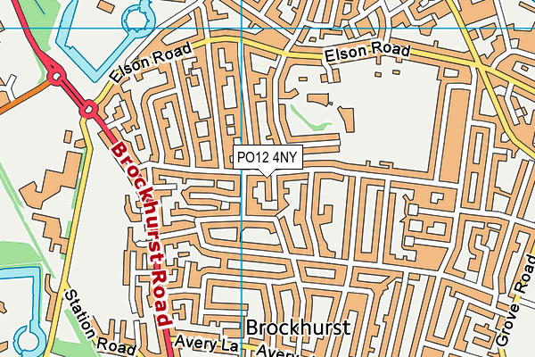 PO12 4NY map - OS VectorMap District (Ordnance Survey) PO12 4NY map - OS VectorMap District (Ordnance Survey)