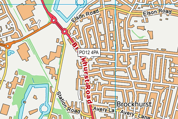 PO12 4PA map - OS VectorMap District (Ordnance Survey) PO12 4PA map - OS VectorMap District (Ordnance Survey)