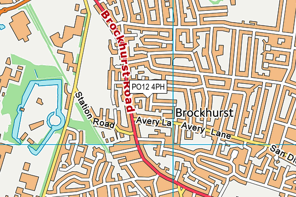 PO12 4PH map - OS VectorMap District (Ordnance Survey) PO12 4PH map - OS VectorMap District (Ordnance Survey)