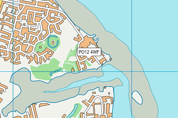 PO12 4WF map - OS VectorMap District (Ordnance Survey) PO12 4WF map - OS VectorMap District (Ordnance Survey)