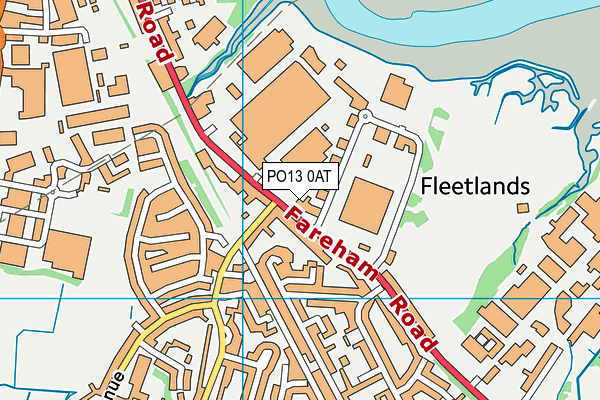 PO13 0AT map - OS VectorMap District (Ordnance Survey) PO13 0AT map - OS VectorMap District (Ordnance Survey)