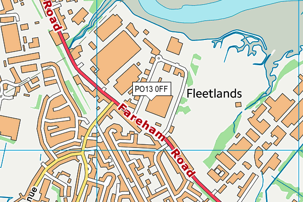 PO13 0FF map - OS VectorMap District (Ordnance Survey) PO13 0FF map - OS VectorMap District (Ordnance Survey)