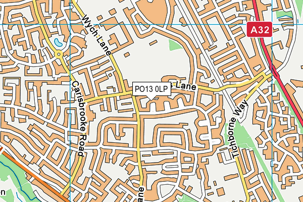 PO13 0LP map - OS VectorMap District (Ordnance Survey) PO13 0LP map - OS VectorMap District (Ordnance Survey)