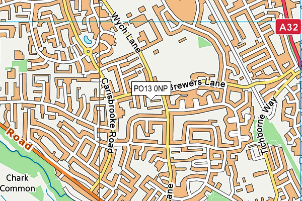 PO13 0NP map - OS VectorMap District (Ordnance Survey) PO13 0NP map - OS VectorMap District (Ordnance Survey)