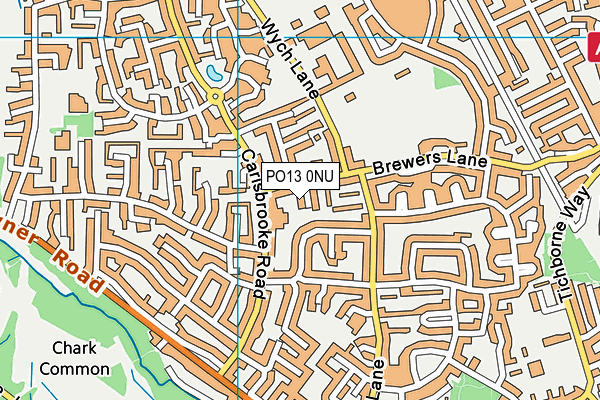PO13 0NU map - OS VectorMap District (Ordnance Survey) PO13 0NU map - OS VectorMap District (Ordnance Survey)
