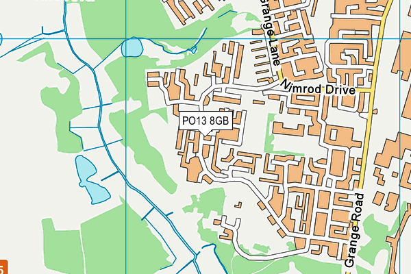 PO13 8GB map - OS VectorMap District (Ordnance Survey) PO13 8GB map - OS VectorMap District (Ordnance Survey)