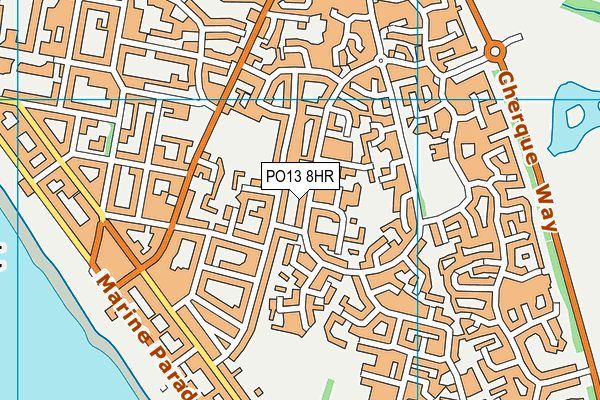 PO13 8HR map - OS VectorMap District (Ordnance Survey) PO13 8HR map - OS VectorMap District (Ordnance Survey)