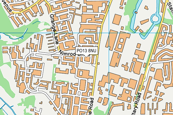 PO13 8NU map - OS VectorMap District (Ordnance Survey) PO13 8NU map - OS VectorMap District (Ordnance Survey)