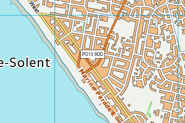 PO13 9DD map - OS VectorMap District (Ordnance Survey) PO13 9DD map - OS VectorMap District (Ordnance Survey)