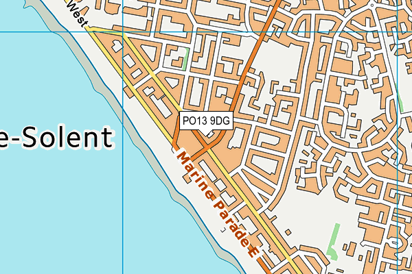 PO13 9DG map - OS VectorMap District (Ordnance Survey) PO13 9DG map - OS VectorMap District (Ordnance Survey)