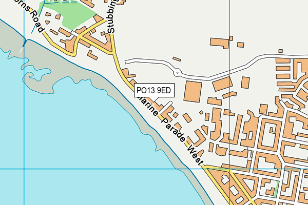 PO13 9ED map - OS VectorMap District (Ordnance Survey) PO13 9ED map - OS VectorMap District (Ordnance Survey)