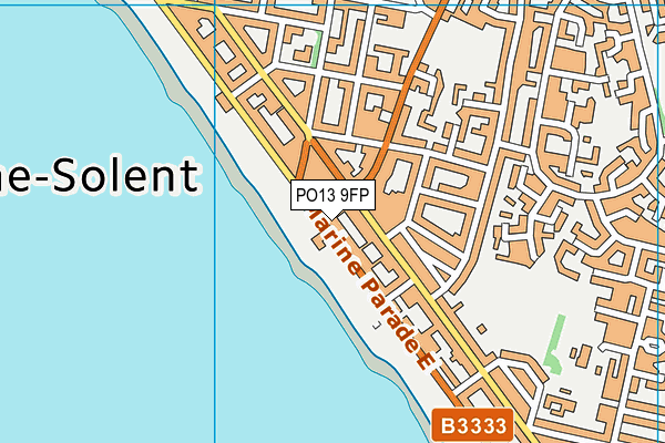 PO13 9FP map - OS VectorMap District (Ordnance Survey) PO13 9FP map - OS VectorMap District (Ordnance Survey)