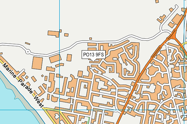 PO13 9FS map - OS VectorMap District (Ordnance Survey) PO13 9FS map - OS VectorMap District (Ordnance Survey)